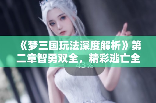 《梦三国玩法深度解析》第二章智勇双全，精彩逃亡全攻略！