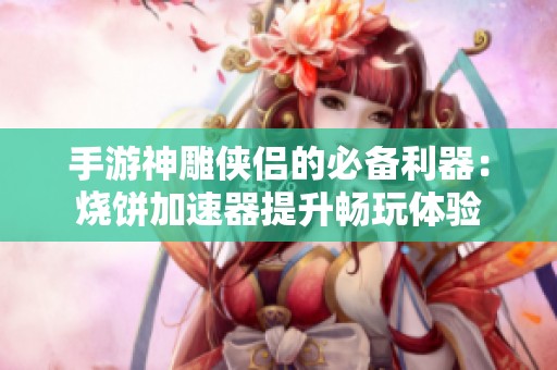 手游神雕侠侣的必备利器：烧饼加速器提升畅玩体验