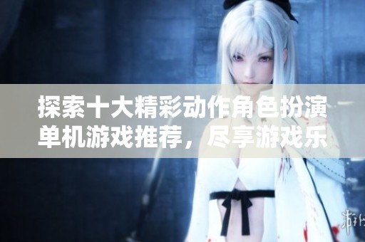 探索十大精彩动作角色扮演单机游戏推荐，尽享游戏乐趣