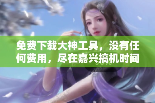 免费下载大神工具，没有任何费用，尽在嘉兴搞机时间