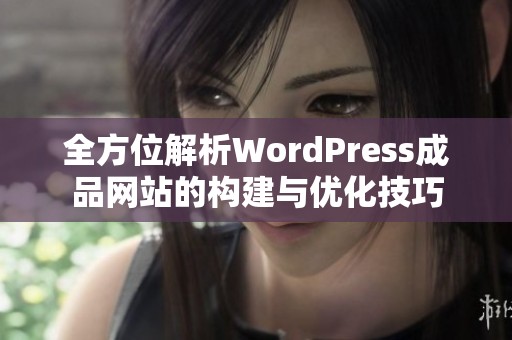 全方位解析WordPress成品网站的构建与优化技巧