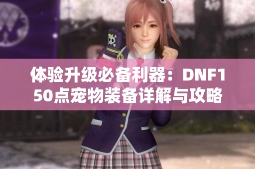 体验升级必备利器：DNF150点宠物装备详解与攻略