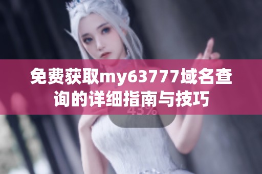 免费获取my63777域名查询的详细指南与技巧