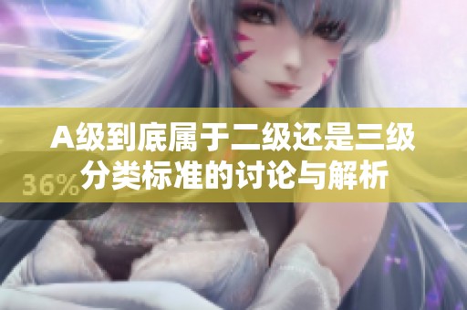 A级到底属于二级还是三级分类标准的讨论与解析