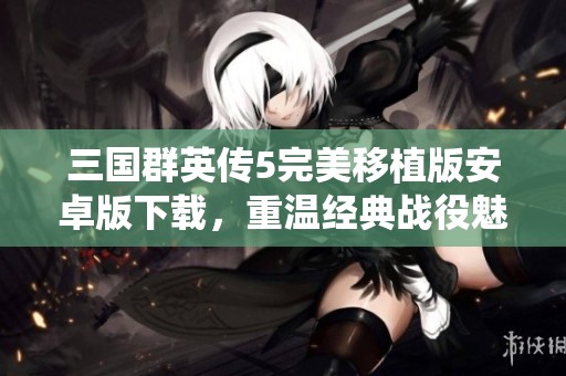 三国群英传5完美移植版安卓版下载，重温经典战役魅力！