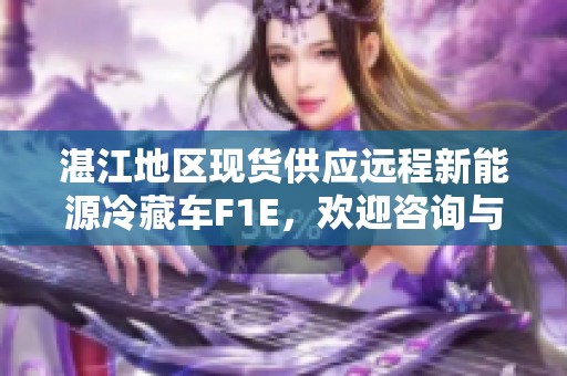湛江地区现货供应远程新能源冷藏车F1E，欢迎咨询与购买
