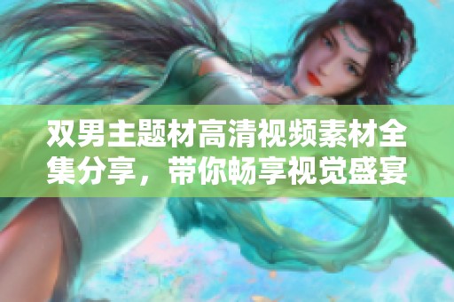 双男主题材高清视频素材全集分享，带你畅享视觉盛宴