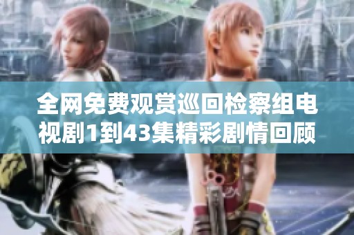全网免费观赏巡回检察组电视剧1到43集精彩剧情回顾