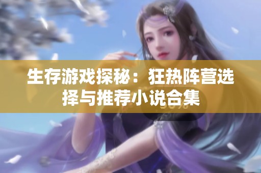 生存游戏探秘：狂热阵营选择与推荐小说合集