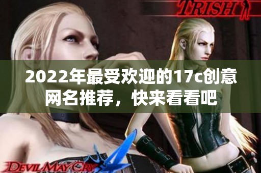 2022年最受欢迎的17c创意网名推荐，快来看看吧