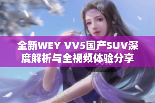 全新WEY VV5国产SUV深度解析与全视频体验分享