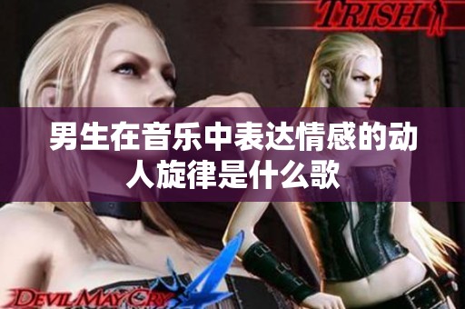 男生在音乐中表达情感的动人旋律是什么歌