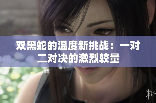 双黑蛇的温度新挑战：一对二对决的激烈较量