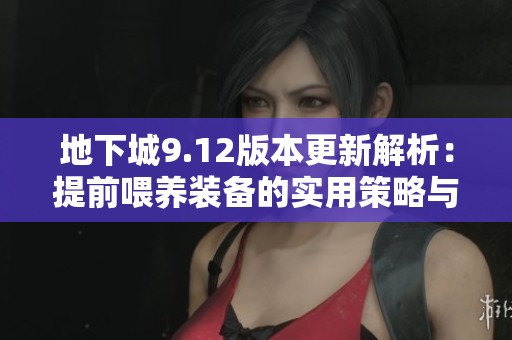 地下城9.12版本更新解析：提前喂养装备的实用策略与技巧