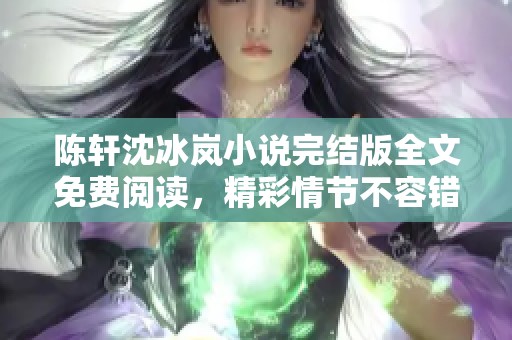陈轩沈冰岚小说完结版全文免费阅读，精彩情节不容错过