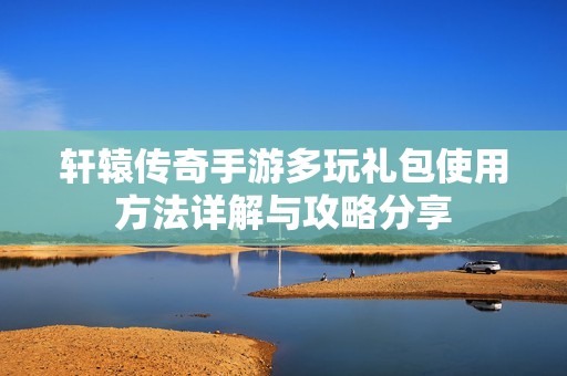轩辕传奇手游多玩礼包使用方法详解与攻略分享