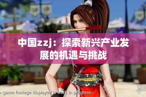 中国zzj：探索新兴产业发展的机遇与挑战