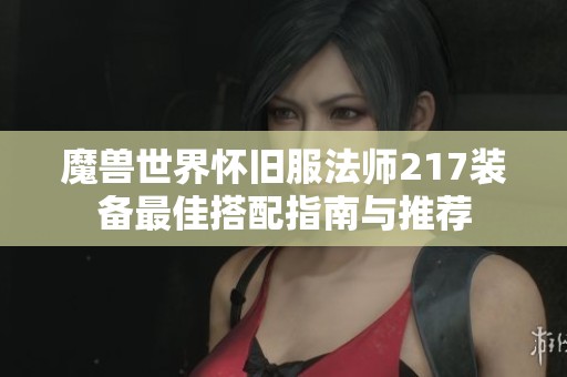 魔兽世界怀旧服法师217装备最佳搭配指南与推荐