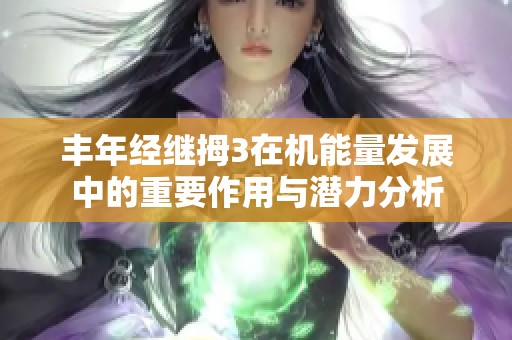 丰年经继拇3在机能量发展中的重要作用与潜力分析