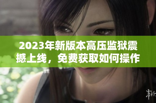 2023年新版本高压监狱震撼上线，免费获取如何操作指南