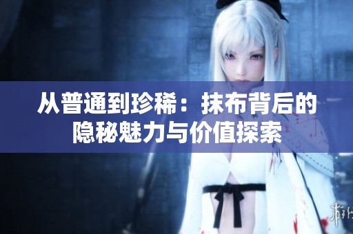 从普通到珍稀：抹布背后的隐秘魅力与价值探索