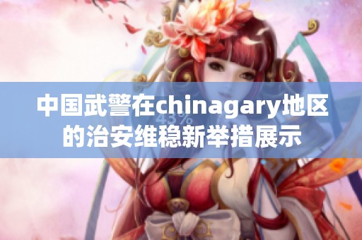 中国武警在chinagary地区的治安维稳新举措展示
