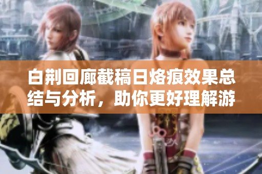 白荆回廊截稿日烙痕效果总结与分析，助你更好理解游戏玩法