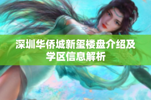 深圳华侨城新玺楼盘介绍及学区信息解析