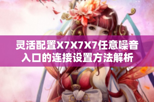 灵活配置X7X7X7任意噪音入口的连接设置方法解析