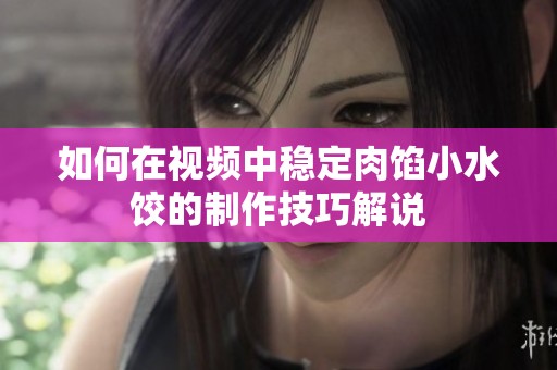如何在视频中稳定肉馅小水饺的制作技巧解说