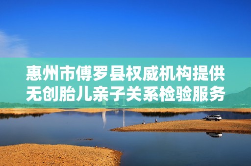 惠州市傅罗县权威机构提供无创胎儿亲子关系检验服务