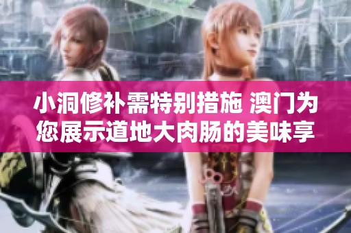 小洞修补需特别措施 澳门为您展示道地大肉肠的美味享受