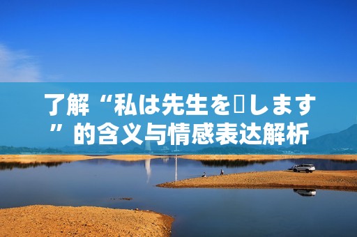 了解“私は先生を愛します”的含义与情感表达解析