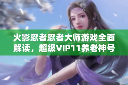 火影忍者忍者大师游戏全面解读，超级VIP11养老神号玩法详尽指南