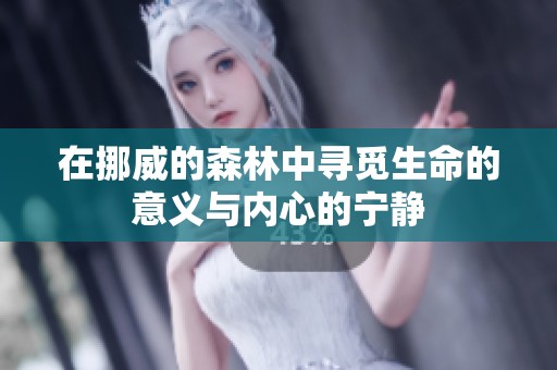 在挪威的森林中寻觅生命的意义与内心的宁静