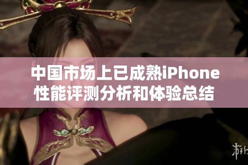 中国市场上已成熟iPhone性能评测分析和体验总结