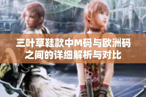 三叶草鞋款中M码与欧洲码之间的详细解析与对比