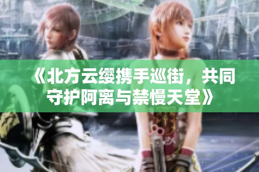 《北方云缨携手巡街，共同守护阿离与禁慢天堂》