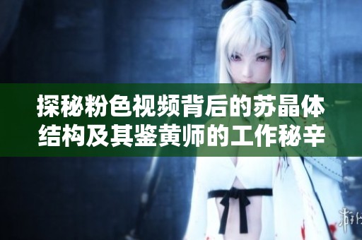 探秘粉色视频背后的苏晶体结构及其鉴黄师的工作秘辛