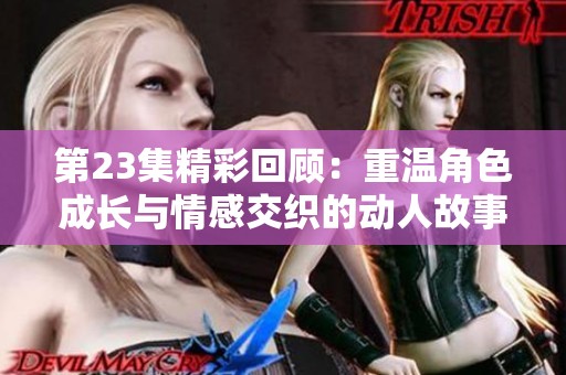 第23集精彩回顾：重温角色成长与情感交织的动人故事