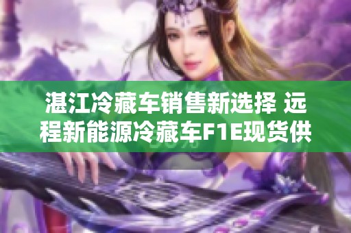 湛江冷藏车销售新选择 远程新能源冷藏车F1E现货供应