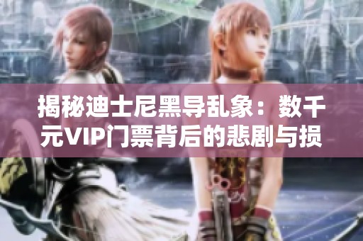 揭秘迪士尼黑导乱象：数千元VIP门票背后的悲剧与损失