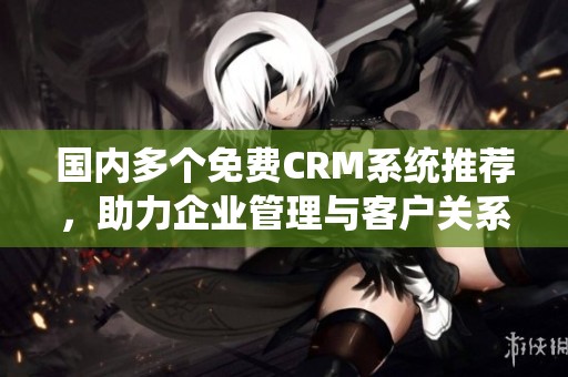 国内多个免费CRM系统推荐，助力企业管理与客户关系优化