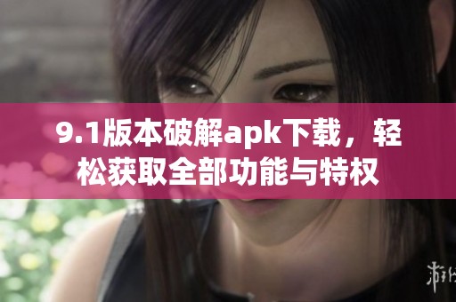 9.1版本破解apk下载，轻松获取全部功能与特权