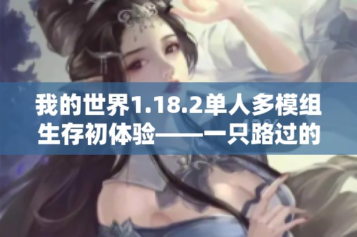 我的世界1.18.2单人多模组生存初体验——一只路过的小冒险