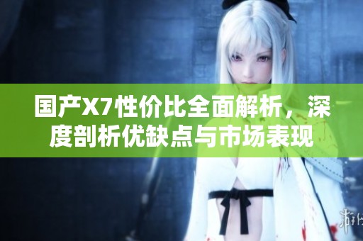 国产X7性价比全面解析，深度剖析优缺点与市场表现