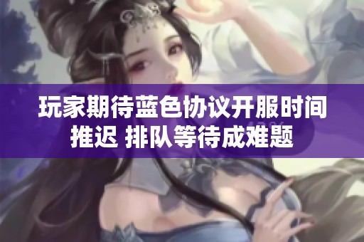 玩家期待蓝色协议开服时间推迟 排队等待成难题