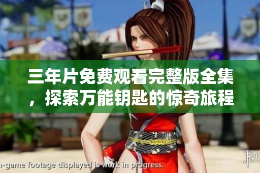 三年片免费观看完整版全集，探索万能钥匙的惊奇旅程
