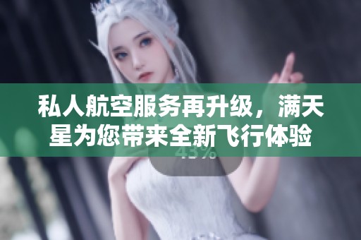 私人航空服务再升级，满天星为您带来全新飞行体验