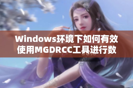 Windows环境下如何有效使用MGDRCC工具进行数据恢复